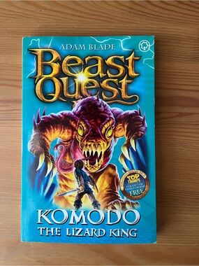 📚 $5 for $15 kids📚Beast Quest - Komodo The Lizard King by Adam Blade